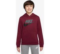 NIKE Kinder Kapuzensweat B NSW CLUB + HBR PO (CJ7861) XS DARK BEETROOT/SMOKE GREY/BLACK