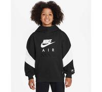 NIKE Kinder Kapuzensweat K AIR FLC PO HOODIE -PD (HF8812) M BLACK/WHITE/WHITE