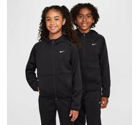 NIKE Kinder Kapuzensweat K NK TF FLC HD FZ WINTER (FZ5323) M BLACK/BLACK/WHITE