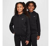 NIKE Kinder Kapuzensweat K NK TF FLC HD FZ WINTER (FZ5323) S Schwarz