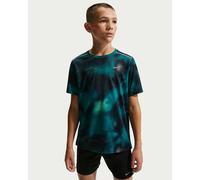 NIKE Kinder Kapuzensweats lg.Arm Ki Nike Miler Dri-FIT Kurzarm-Laufoberteil (Kinder) (IO3390) M Schwarz