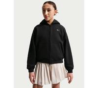 NIKE Kinder Kapuzensweats lg.Arm Ki Nike Sportswear Studio Fleece Oversize-Kapuzenjacke für ältere Kinder (Mädchen) (IM4904) XL Schwarz