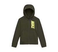Nike Kinder Kinder Unterjacke Dry FLZ FZ GFX Unterjacke, Cargo Khaki/Volt, XS, CZ3947