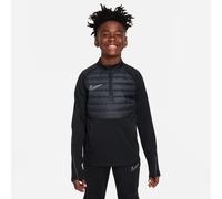 Nike Kinder Langarm Shirt Zip-Top Big Kids Football Jacket FJ6181-010 128-137 Black/Anthr./Refl. Silver