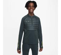 Nike Kinder Langarm Shirt Therma-Fit Winter Football Top FJ6181-390 147-158 Seaweed/Limelight/Silver