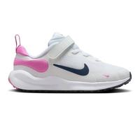 Nike Kinder Laufschune Revolution 7 FB7690-103 27.5 White/Midnight Navy-Playful Pi