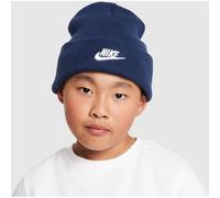 NIKE Kinder Mütze K NK PEAK BEANIE TC FUT (HF5498) ONE SIZE MIDNIGHT NAVY/WHITE