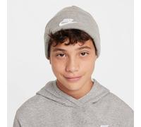 Nike Beanie Peak Kinder – dunkelgrau meliert/weiß 063 Einheitsgröße