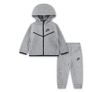 Nike Kinder N Nsw Tech Fleece Fz Set, Dk. Grey Heather, 2/3 Jahre