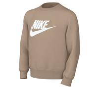 Nike Kinder Pullover Big Kids Club Fleece Sweatshirt FD2992-200 137-147 Hemp/White