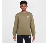 Nike Kinder Pullover Club Fleece FD3006-222 128-137 Medium Olive/White