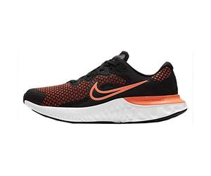 Nike Kinder Renew Run 2 (GS), Black/Chile Red-Hyper Crimson-Green Glow-White-Dark Smoke Grey, 39 EU