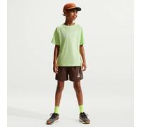 NIKE Kinder Shirt B NK DF MULTI SS TOP HBR LT LIQUID LIME/WHITE - Gr. - M