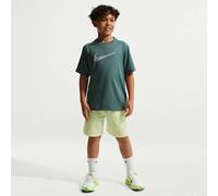 NIKE Kinder Shirt B NK DF MULTI SS TOP HBR (IF2430) S MINERAL SLATE/WHITE