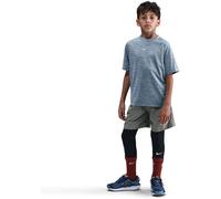 NIKE Kinder Shirt B NK DF MULTI SS TOP LBR HTHR (HJ3771) XS WORLD INDIGO/CELESTINE BLUE/WHITE