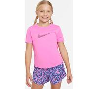 NIKE Kinder Shirt G NK ONE SS TOP GX VNR (FN9019) XS PLAYFUL PINK
