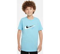 NIKE Kinder Shirt Sportswear Graphic (FZ4714) XS AQUARIUS BLUE