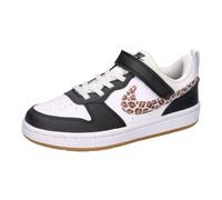 Nike Kinder Sneaker Court Borough Low Cheetah (PS) IR0564-001 28 Black/White Gum Med Brown