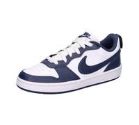 Nike Kinder Sneaker Court Borough Low Next Bloom IQ2722-100 38 White/Midnight Navy/White