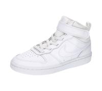 NIKE Court Borough Mid 2 Sneaker Kinder white/white-white 31
