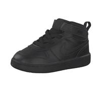 Nike Kinder Sneaker Court Borough Mid 2 (TDV) CD7784-001 19.5 Black/Black-Black