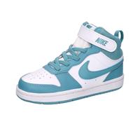 Nike Kinder Sneaker Court Borough Mid 3 (PSV) CD7783-129 30 White/Denim Turq