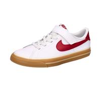 NIKE Court Legacy Sneaker Jungen 132 - white/team red-gum yellow 32