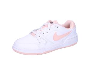 Nike Kinder Sneaker Full Force Low FV5929-107 38.5 White/Echo Pink-Bright Mango-B