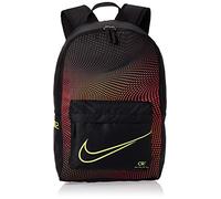 Nike Kinder Sports Backpack Y NK M Series BKPK, Black/total orange/(Lemon Venom), MISC, BA6152