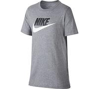 Nike Kinder Sportswear T-Shirt, Carbon Heather/White, S