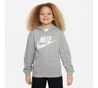 Nike Kinder Sweatjacke Big Kids FZ Hoodie FD2990-063 137-147 DK Grey Heather/White