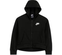Nike Kinder Sweatjacke Club Fleece Full-Zip Hoodie DC7118-010 122-128 Black/White