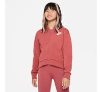 Nike Kinder Sweatjacke Club Fleece Full-Zip Hoodie DC7118-691 128-137 Canyon Rust/White