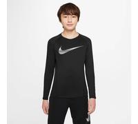 NIKE Kinder Sweatshirt B NP DF LS CREW (DV3244) S BLACK/WHITE