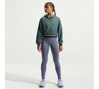 NIKE Kinder Sweatshirt G NP DF FZ FLC HDY (HQ9312) XS MINERAL SLATE/MINERAL SLATE/BLACK/W