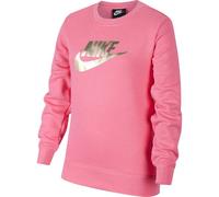 NIKE Kinder Sweatshirt G NSW SHINE FT CREW Q5 (CU8518) L PINKSICLE