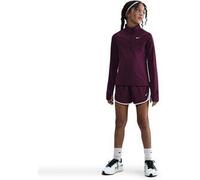 NIKE Kinder Sweatshirt Nike Girls Dri-FIT Long-Sleeve 1/4 BORDEAUX/WHITE - Gr. - M