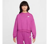 NIKE Kinder Sweatshirt G NSW CLUB FLC BXY CRW LBR (FZ9244) XL HOT FUCHSIA/WHITE