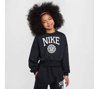 NIKE Sportswear Club Boxy Crewneck Sweatshirt Mädchen 010 - black/white M (137-146 cm)