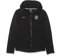 Nike Kinder Sweatshirt PSG Y NSW TCH FLC FZ ESSNTIALS, Black/Hyper Pink, L, BV0509