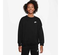 NIKE Kinder Sweatshirts lg.Arm Ki G NSW CLUB FLC OVRSZD CREW LBR (FD2923) S Schwarz