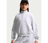 NIKE Kinder Sweatshirts lg.Arm Ki Nike Sportswear Studio Fleece Extragroßes Oberteil mit Viertelreißverschluss für ältere Kinder (Mädchen) (IM4948) M Schwarz