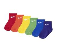 Nike Kinder Swoosh 6Pk Ankle So Socken, Multi, 2/4 Jahre