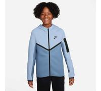 Nike Kinder Tch Flc Fz - Pd Jacke, Hydrogen Blue/Work Blue/Black, 10/12 Jahre