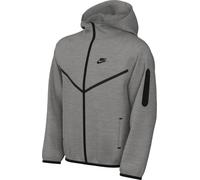 Nike Kinder Tech Fleece Full-Zip Jacke, Dk Grey Heather/Black/Black, 8/10 Jahre