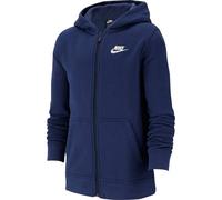 NIKE Kinder Unterjacke B NSW HOODIE FZ CLUB (BV3699) M MIDNIGHT NAVY/MIDNIGHT NAVY/WHITE