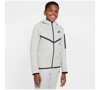 NIKE Kinder Unterjacke B NSW TCH FLC FZ - PD (HV5867) XS DK GREY HEATHER/BLACK/BLACK