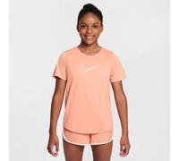 NIKE Kinder Unterjacke G NK DF ONE STD SS TOP HBR (FZ5600) L APRICOT AGATE/WHITE