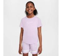 Nike Mädchen T-Shirt Dri-FIT One Fitted Big Kids (Girl) FZ5600-537 137-147 Doll/White
