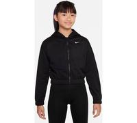 NIKE Kinder Unterjacke G NK TF FZ HOODIE SE+ BLACK/WHITE L